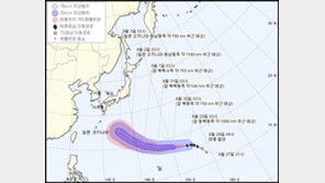 ‘집중호우’ 이어 제21호 태풍 ‘제비’ 북상 中, 경로 보니…한반도 영향은?  