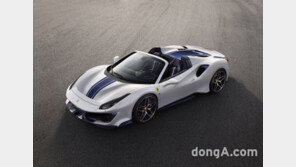 페라리, ‘488 피스타 스파이더’ 첫선… 가장 강력한 오픈카