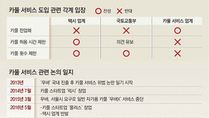 돌아앉은 택시업계… ‘카풀 합법화’ 급제동