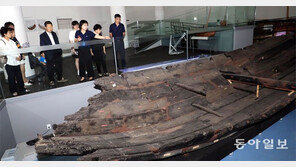 해양유물전시관 관람 인파