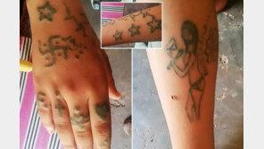 온 몸에 낙서하듯 수십 개 문신…반인륜적 범죄에 분노하는 모로코