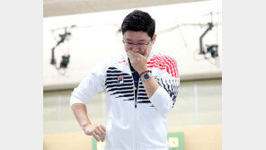 “권총황제 위엄 회복” 울어버린 진종오