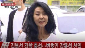 ‘손키스’ 김부선, 요란한 경찰 출석… “무슨 레드카펫 행사인 줄” 비판 여론