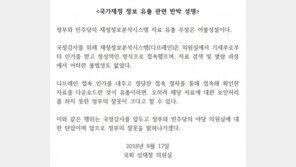 정부 “심재철 의원실, 예산 자료 무단 유출”…심 “불법 NO, 정당한 절차” 반박