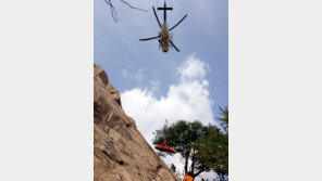 영암 월출산 암벽등반 여대생 30m 높이서 추락 ‘구사일생’