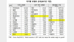 1인당 연간보험료 377만원 지출…“소득대비 보험료부담 커”