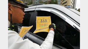 경찰 “6세 이하 카시트 미착용 범칙금 부과 당분간 유예”