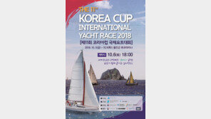   ‘2018 코리아컵 국제요트대회’, 오는 5~9일 울진에서 개최