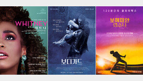 ‘추억의 팝스타’ 휴스턴·퀸, 스크린으로 부활