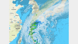 태풍 콩레이 경로, 동으로 동으로… “6일 낮 日 쓰시마섬 통과”