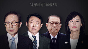 ‘심판의날’ 희비교차…이명박·김기춘 실형-신동빈·조윤선 집유