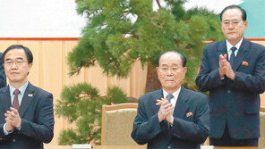 10·4선언 기념행사, 박수치는 남북