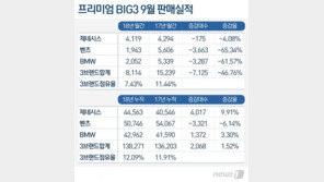 벤츠·BMW 물량부족…제네시스 얼떨결에 선두