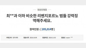 “리벤지포르노범 강력처벌” 靑국민청원 20만 돌파