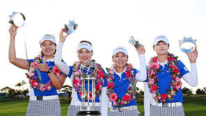 ‘우승 합작’ 태극낭자들 “골프 강국 자부해 기쁘다”