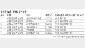 가장 비싼 아파트 전세는 40억