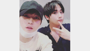 [#해시태그 컷] 가수 허영생·김재중, 훈훈하네