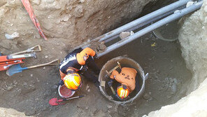 철원서 관로 작업하던 인부 토사 매몰로 숨져