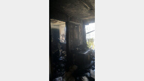 양산 아파트 화재…13명 부상·100여명 대피