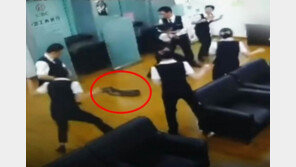 [영상]은행 천장서 떨어진 거대한 ‘덩어리’의 정체는?…직원들 혼비백산