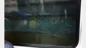 통화하다 홧김에 도시철도 유리창 발로 차 파손한 40대 입건