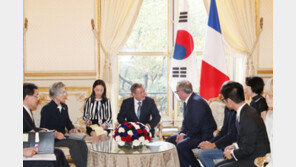 文대통령, 페랑 佛하원의장 면담…위안부·평화 관심에 사의