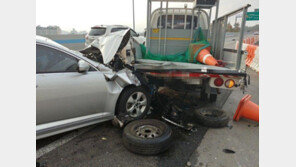 음주·무면허 운전중 휴대폰 줍다…공사현장 덮쳐 참사