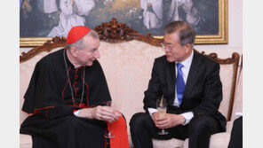 중요회의 시간 쪼개준 교황청…‘디모테오’ 文에게 특별 성의