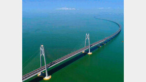 바닷길 55km 차로 씽씽 중국서 홍콩까지 30분