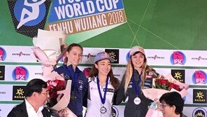 김자인, 스포츠클라이밍 월드컵 연속 금메달…통산 28승