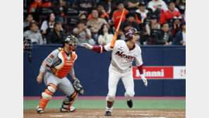 ‘김규민 결승타’ 넥센, 한화에 3승1패로 4년만에 PO 진출