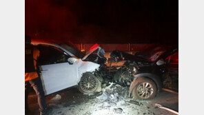 제천서 역주행 승용차 정면 충돌…2명 숨져