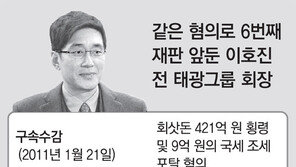 7년7개월 불구속재판 이호진 또 수감 면해