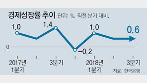 안팎으로 시련… 한국경제 잇단 경고음, ‘+0.6%’ 저성장 쇼크