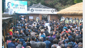 박정희 前대통령 39기 추도식 열려