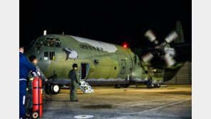 軍수송기 사이판 급파, 고립된 국민 괌으로 이송…“고령자·임부·유아 우선”