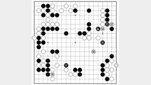 [바둑]알파고 vs 알파고 특선보… 백의 비틀기