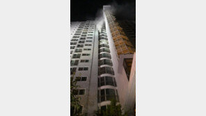 용인 아파트 14층서 불… 주민 80여명 대피 소동