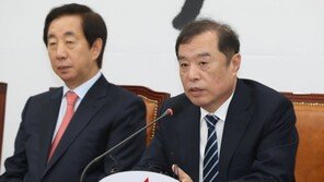 김병준 “나를 시험하려 들지 말라”…당 중진들에 ‘공개 경고’