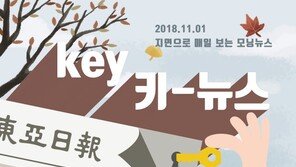 [동아일보 키뉴스]2018년 11월 1일자