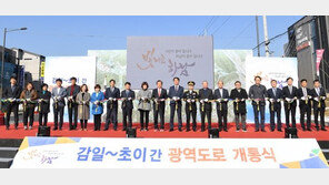 감일~초이 3.9km 왕복 6차로 광역도로 조기 개통