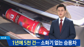 차량용 소화기, 앞으로 모든 차량에 의무설치…위치도 규정