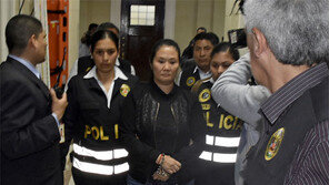 후지모리 前 페루 대통령 딸 징역3년