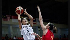 U-18 여자농구, 만리장성 중국에 막혀 결승 좌절