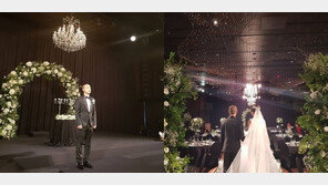 쇼리, 결혼 본식 사진 공개…상추·라이머·오창석 축하