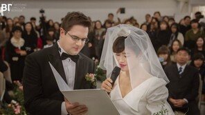 김혜선♥스테판 지겔, 축제 방불케한 결혼식 현장