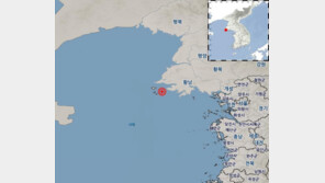 북한 옹진군 앞바다서 5분 간격 두차례 지진, “백령도서도 감지”…설마?