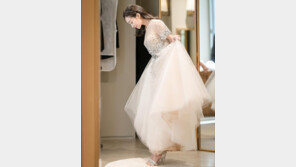 ‘예비신부’ 유민주 파티시에, 웨딩 드레스 사진 공개
