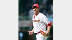 ‘명예 회복’ SK 켈리, 한국시리즈서 통산 PS 첫 승