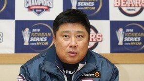 3차전 내준 두산 김태형 감독 “여러모로 아쉬워…김재환 4차전 출전 어렵다”